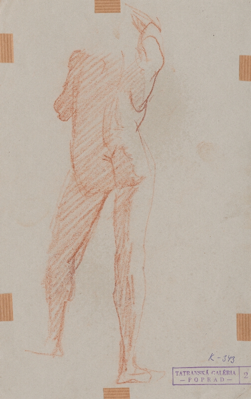 Ferdinand Katona – Mužský akt s bremenom 