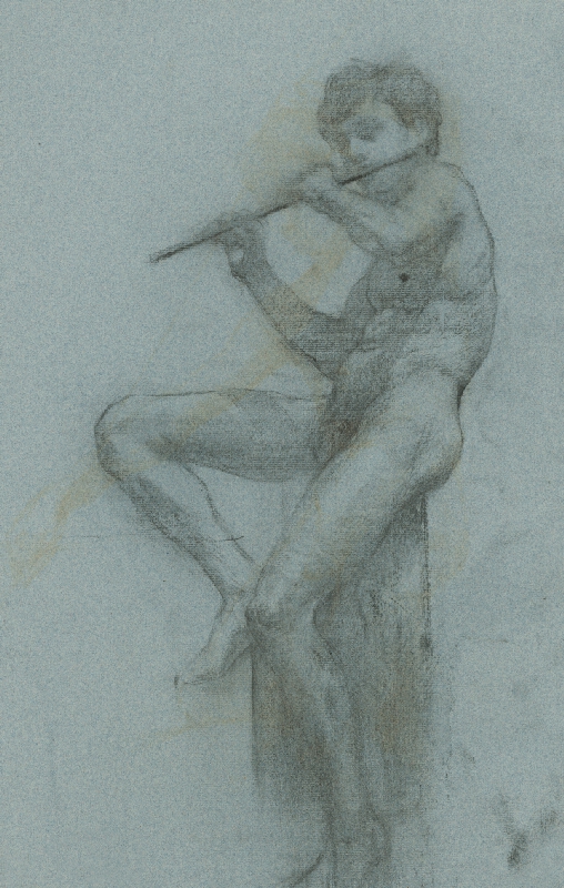 Ákos Aranyossy – Štúdia aktu sediacej ženy 