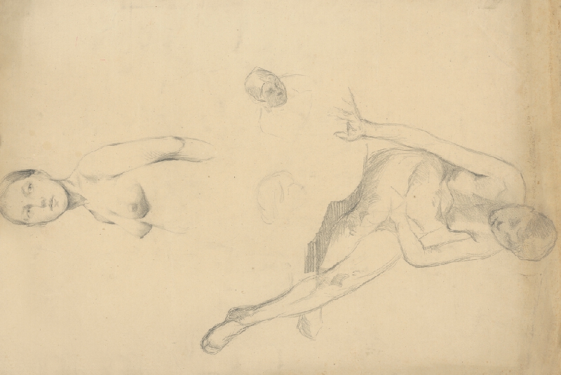 Ákos Aranyossy – Štúdia sediaceho ženského aktu 