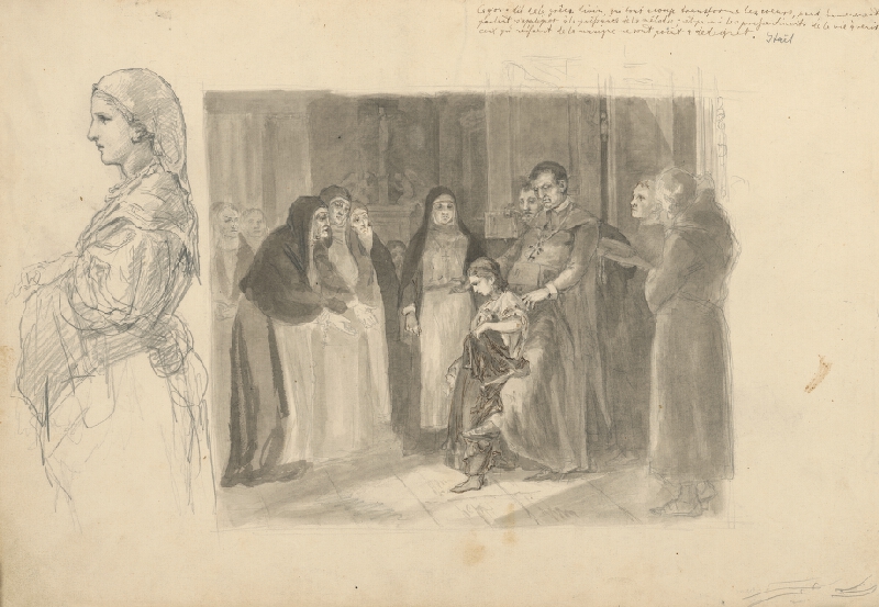 Slovenský maliar z 2. polovice 19. storočia – Štúdia postáv 