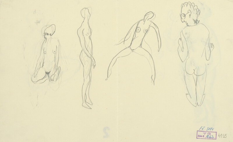 Konštantín Bauer – Akt ženy s ružou 