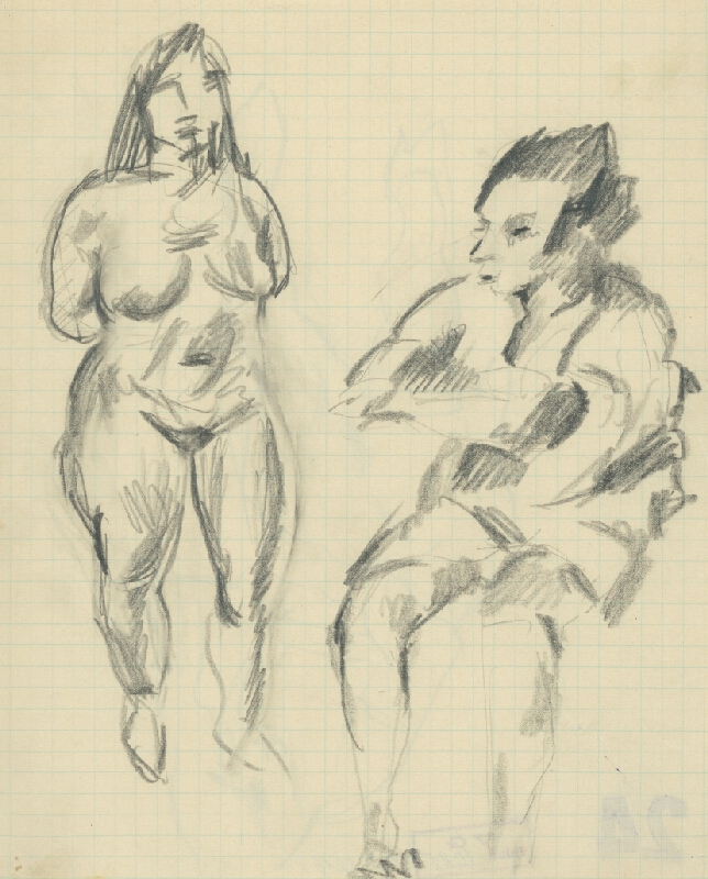 Konštantín Bauer – Štúdia ženských aktov 