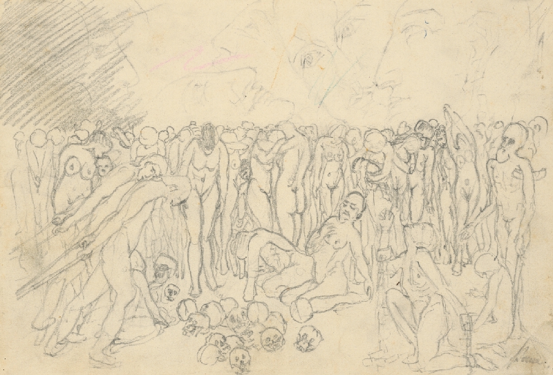 Konštantín Bauer – Štúdia davu ľudí 