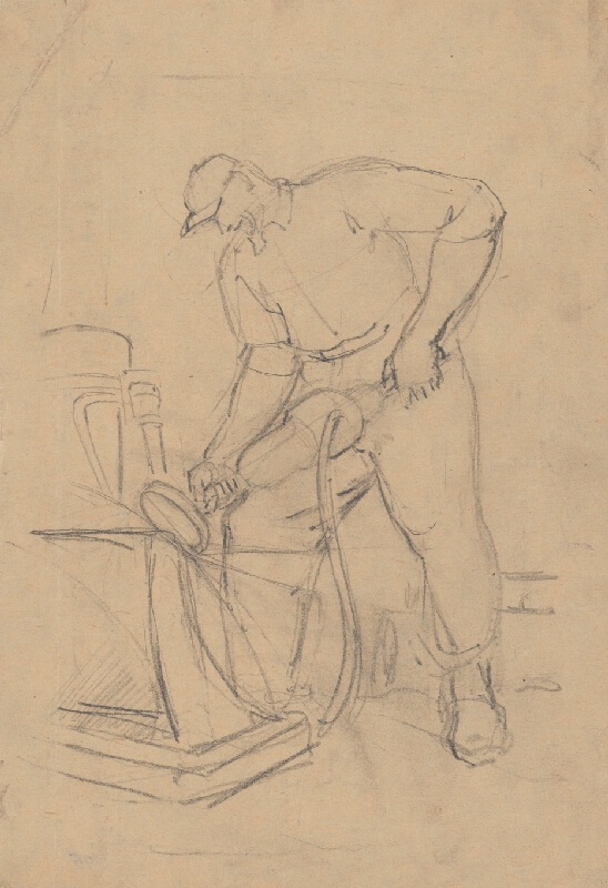 Ľudovít Feld – Pri práci II. 