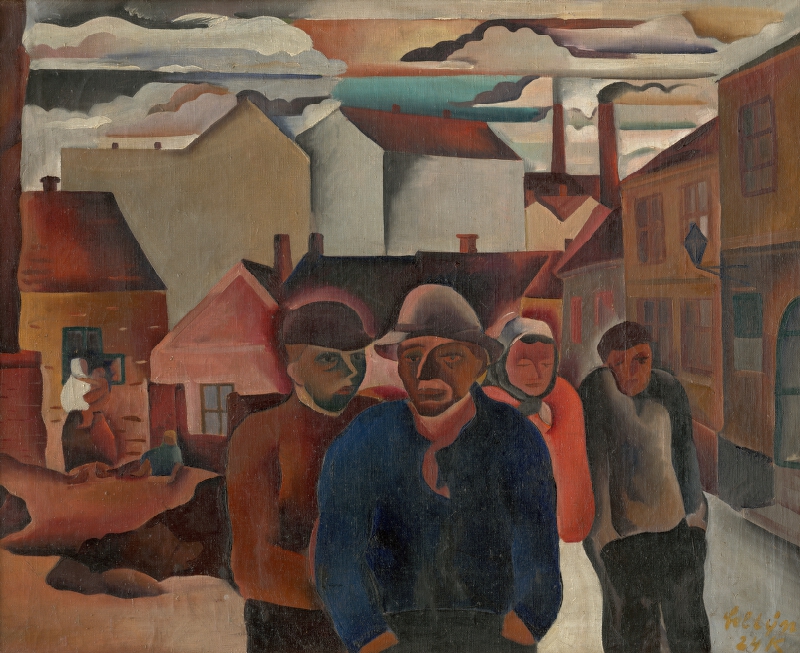 František Foltýn – Nezamestnaní, 1924, Východoslovenská galéria
