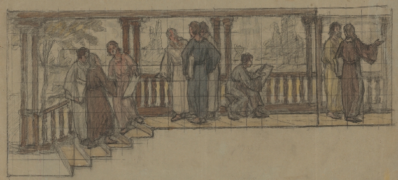 Slovenský maliar z 1. polovice 20. storočia – Historický výjav 