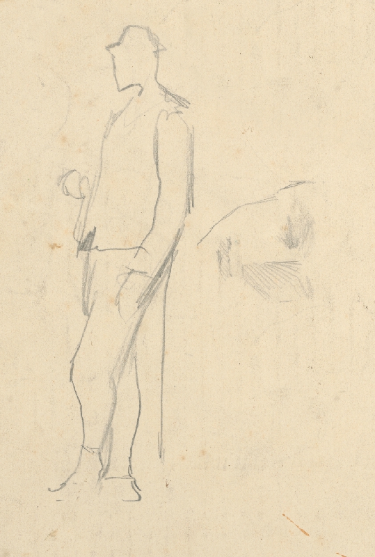 Ladislav Mednyánszky – Štúdia hlavy 