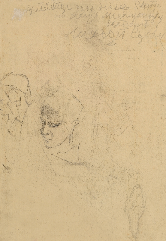 Ladislav Mednyánszky – Štúdia hlavy starca 