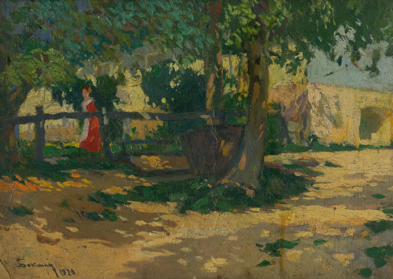 Jozef Bokšay – Lochovo, 1920, Východoslovenská galéria 