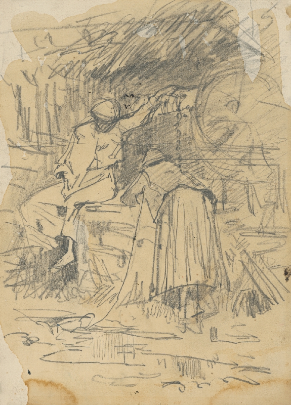 Ladislav Mednyánszky – Pri studni 