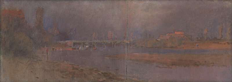 Ladislav Mednyánszky – Pri rieke 