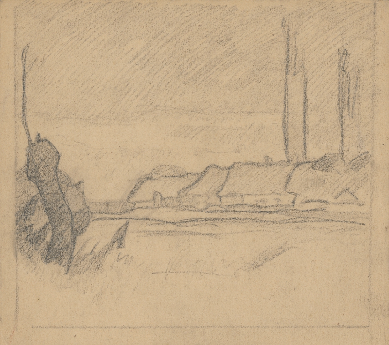 Július Koreszka – Chalupa s vŕbou 