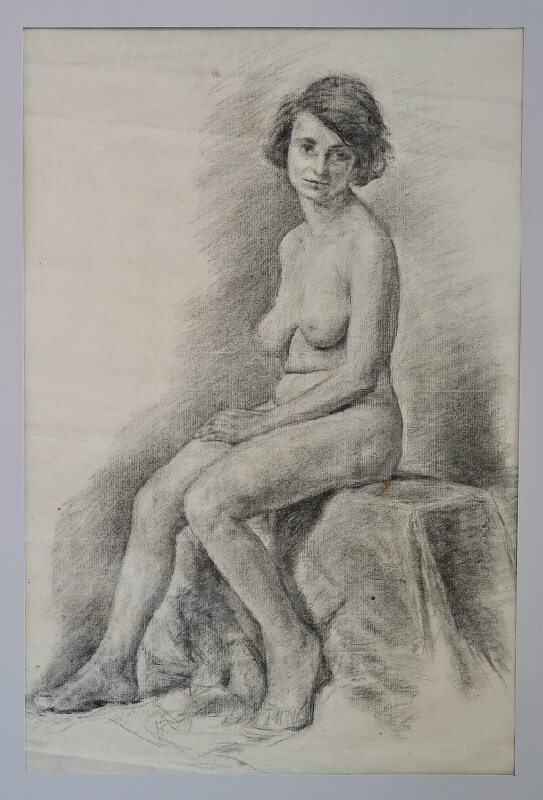 Ján Koniarek – Štúdia ženského aktu 