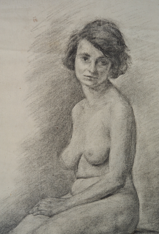 Ján Koniarek – Štúdia ženského aktu 