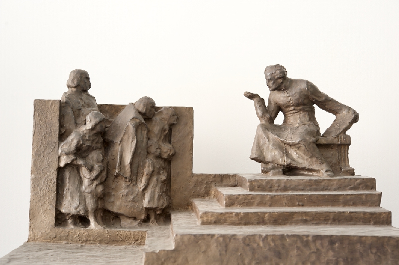 Ján Koniarek – Súťažný model pomníka A. Bernoláka 