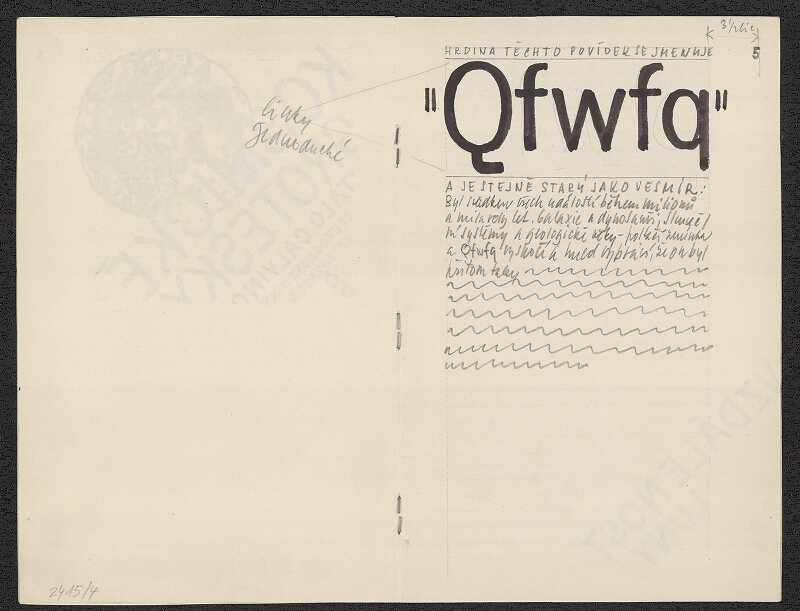 Jiří Rathouský – Italo Calvino; Kosmické grotesky. N: ČS 