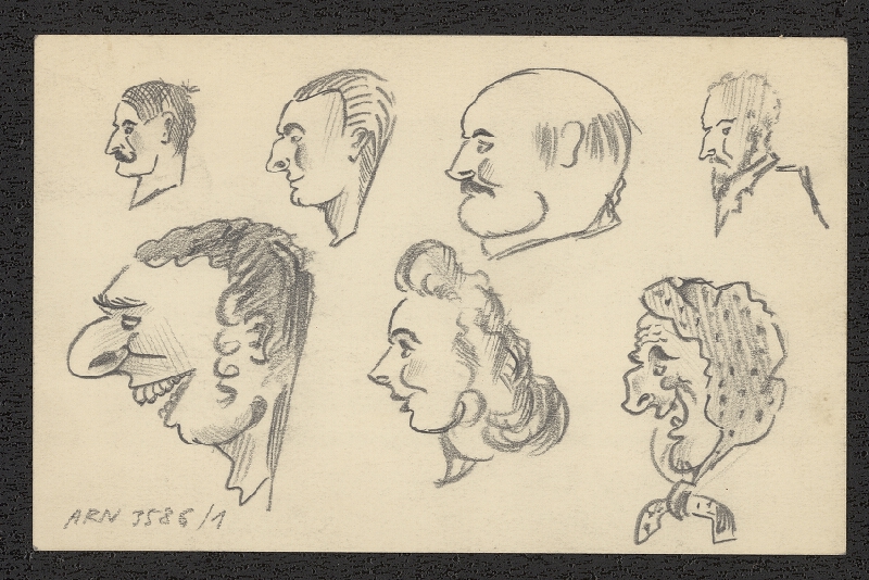 Jiří Rathouský – kresba  -  karikatury, letadla 