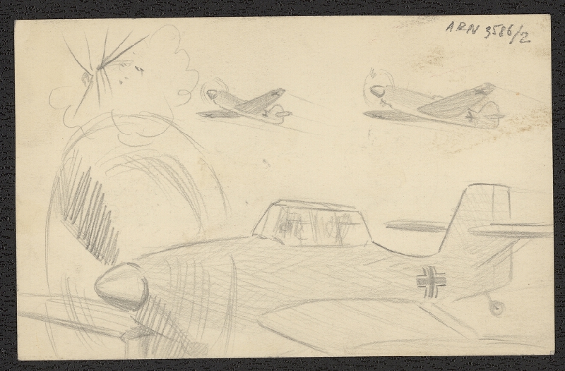 Jiří Rathouský – kresba  -  karikatury, letadla 