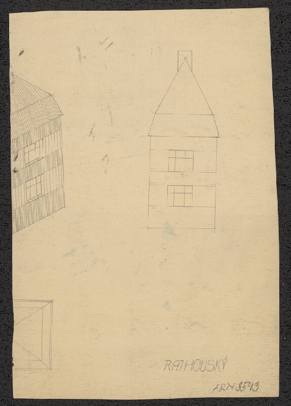 Jiří Rathouský – kresba - hlava orientálce 