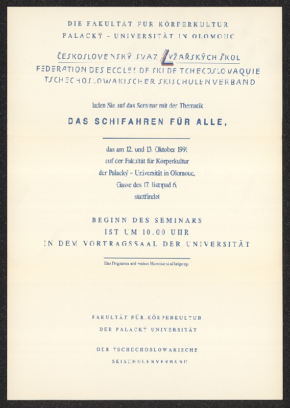 Jiří Rathouský – ČS SLŠ - Čs. svazlyžařských škol 