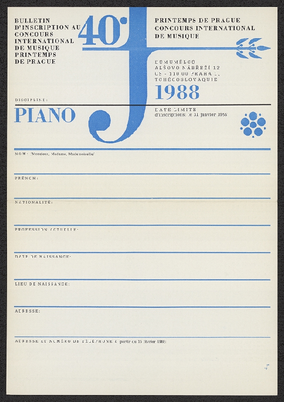 Jiří Rathouský – 40. Pra ... Piano 