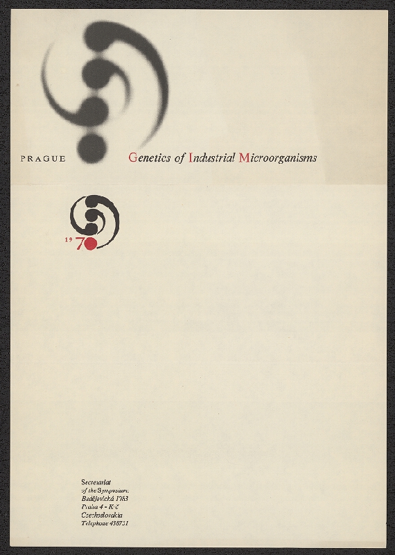 Jiří Rathouský – GIM 1970 Genetics of Industrial Microorganism 