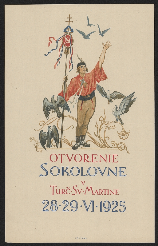 Jaroslav Vodrážka – Otevření sokolovny v Turč. Sv. Martině 