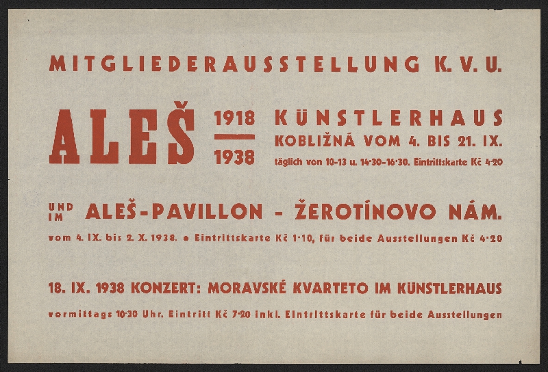 Josef (Jožka) Baruch – 129. výstava K.V.Aleš v Brně 