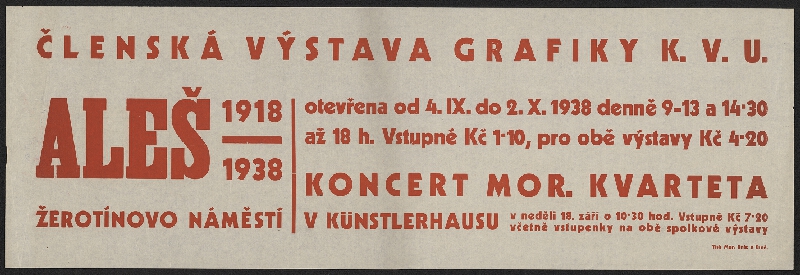 Josef (Jožka) Baruch – 129. výstava K.V.Aleš v Brně 