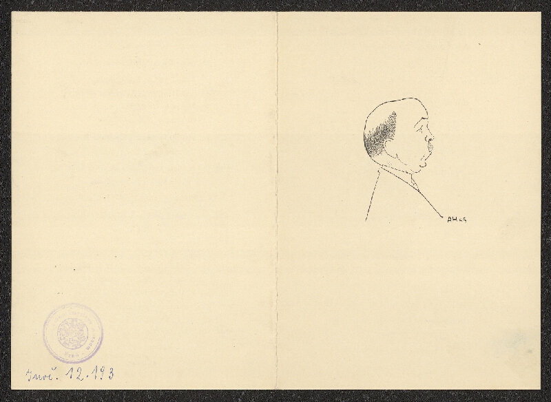  – Methoda Kalába v Památníku nár. písemníctví, Praha na Strahově, 15.10.1955 