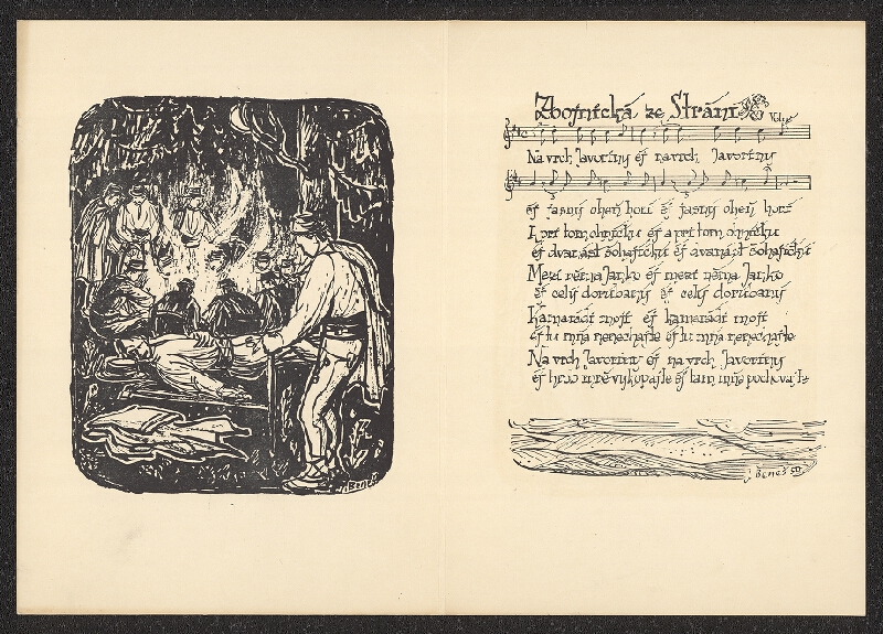 J. Beneš – Novoročenka Musejní společnosti v Uherském Brodě 