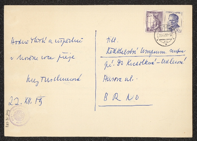 neznámý – P. F. 1960 Inez Tuschnerová 