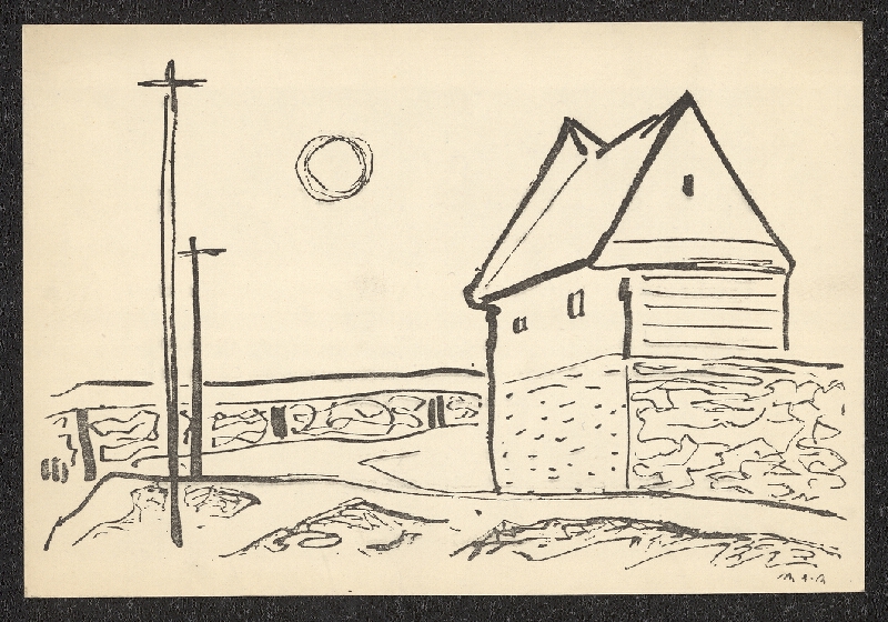 neznámý – Výstava Miloše A. Bazovského, DUM Brna, Malinovského 2 