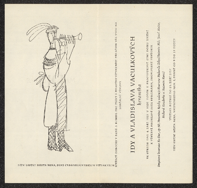 neznámý – Keramika Idy a Vladislava Vaculkových, DUM Brno, Procházkova síň 