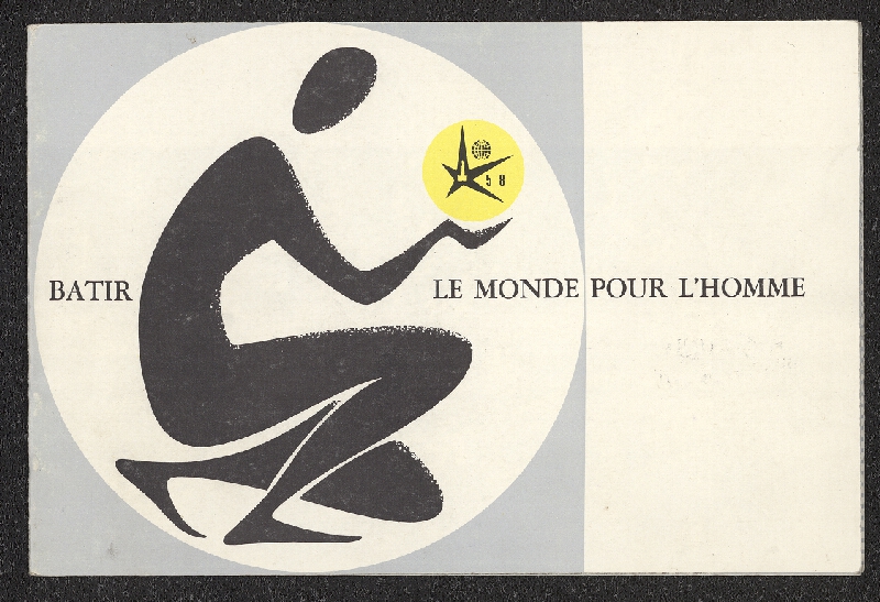 neznámý – Expo 1958, Batu le monde pour l ´ houme 