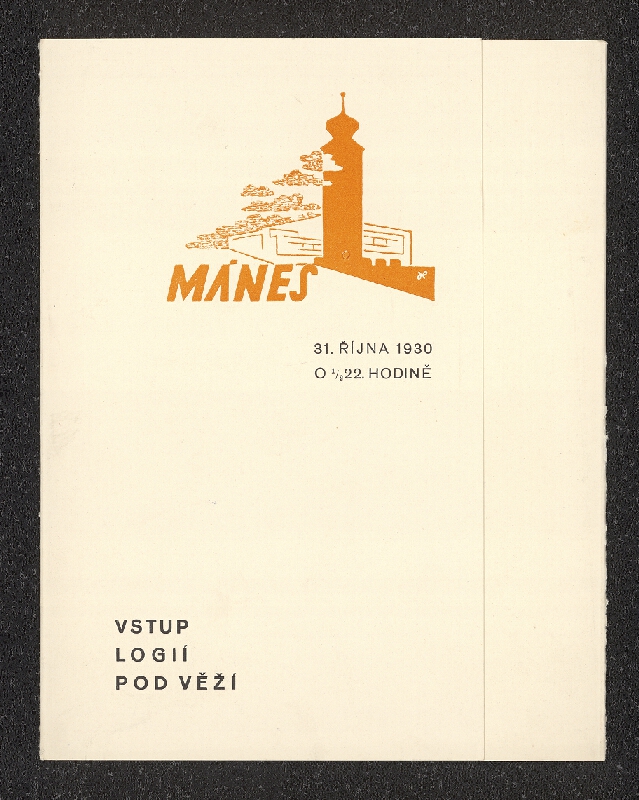 neznámý – Konvolut pozvánek pro kulturní akce 