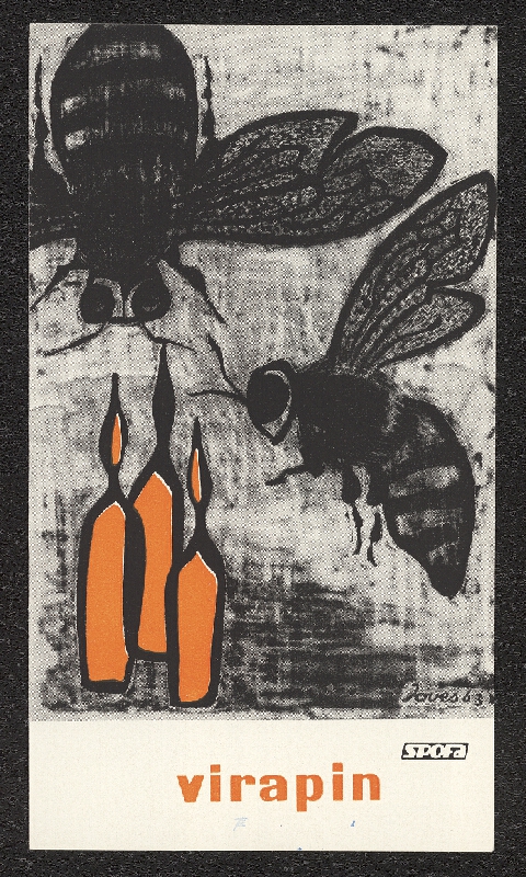 Josef Veselý – inzertní vložky do lékařského diáře 1-5 