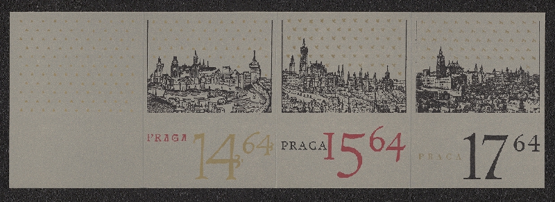 Jiří Rathouský – Firemní novoročenky: Čedok, Institut pro techn. a ekonom. Informace, Jiří Rathouský, René Murata, ČSAV - Ústav org. chemie a biochemie 