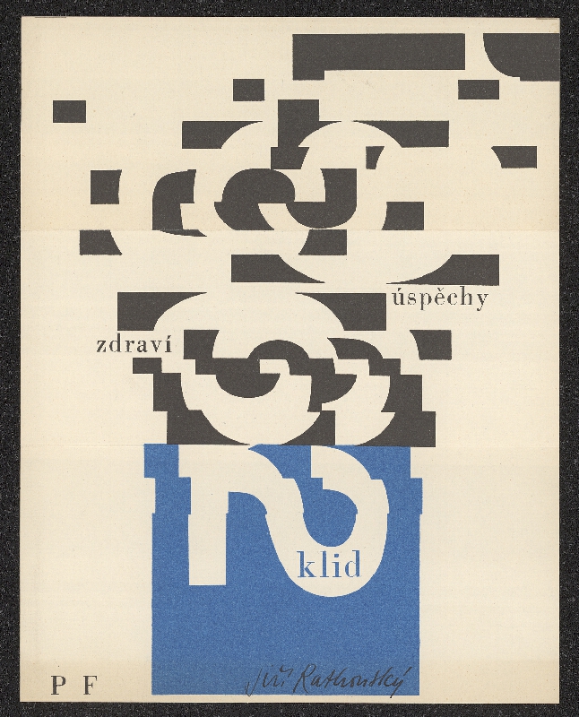 Jiří Rathouský – Firemní novoročenky: Čedok, Institut pro techn. a ekonom. Informace, Jiří Rathouský, René Murata, ČSAV - Ústav org. chemie a biochemie 