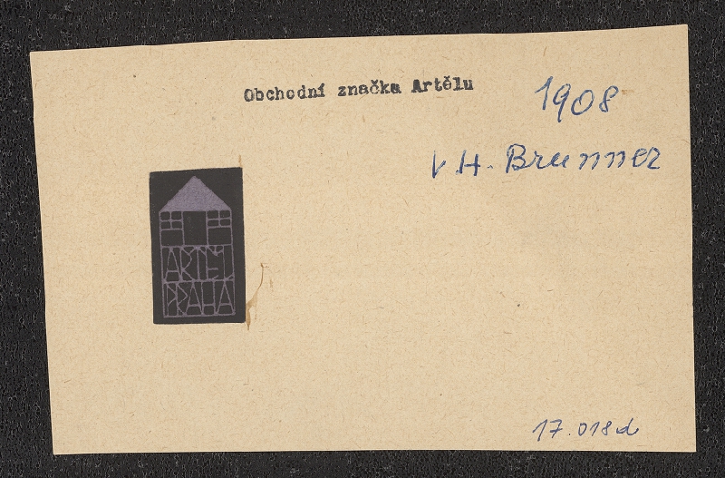 neznámý – předsádkový papír Artěl 