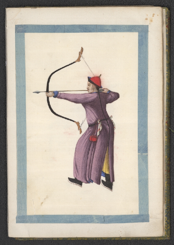 neznámý – miniaturní malba na rýžovém papíru 