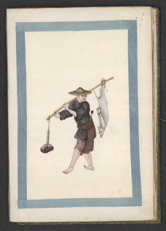 neznámý – miniaturní malba na rýžovém papíru 