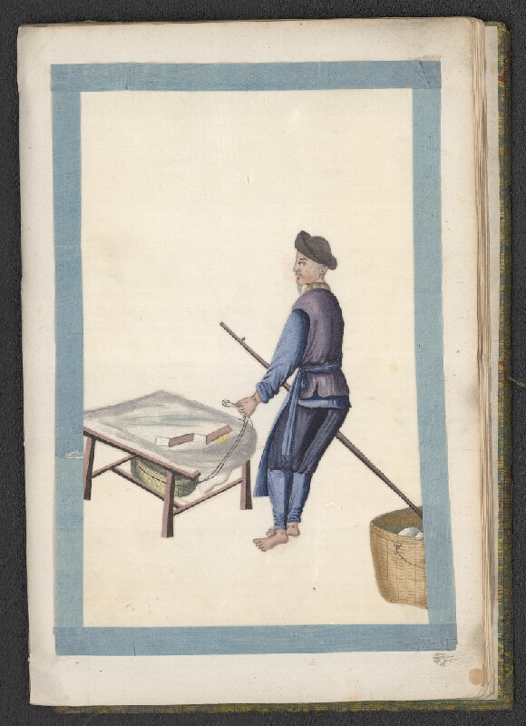 neznámý – miniaturní malba na rýžovém papíru 