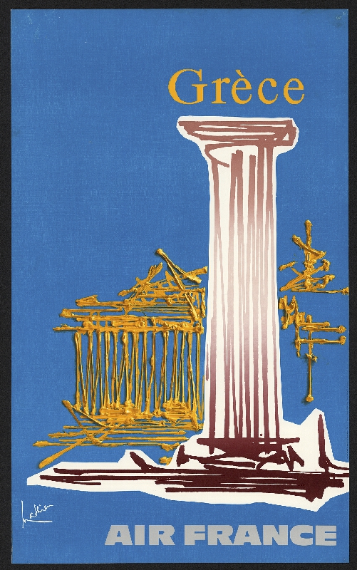 Georges Mathieu – Greece -  Air France 