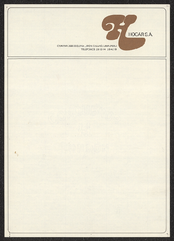 Claude Dieterich – Hogar S. A. 