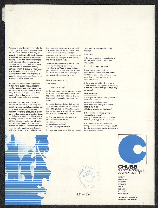 Frank Eidlitz – Chubb 