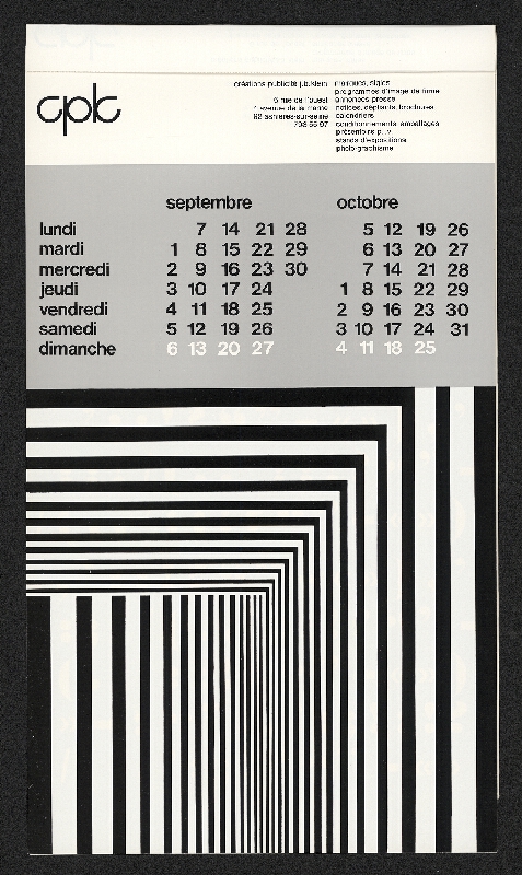 Jean-Bernard Klein – Kalendář na r. 1970 