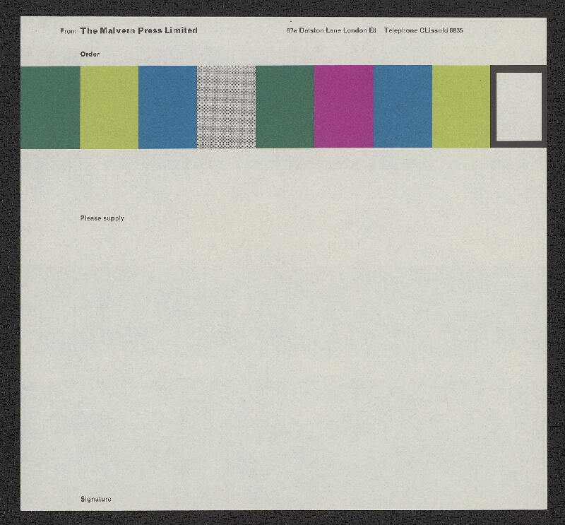Ian Bradbery (Westwood)/1918 – The Malvern Press Ltd. 