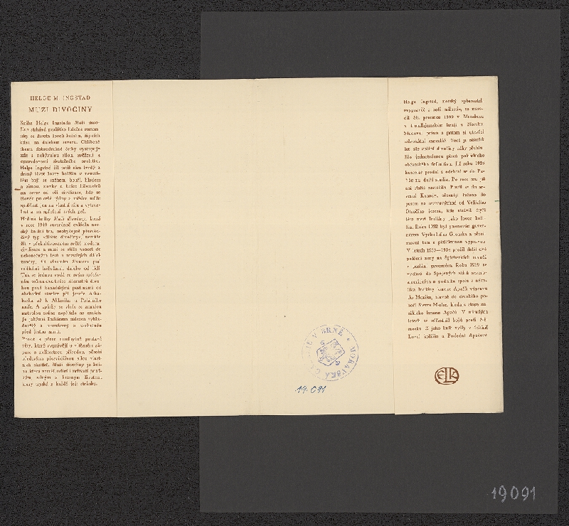 neznámý – Ingstad - Muži divočiny 