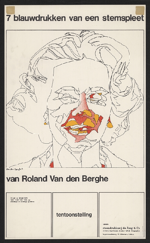 Pieter Brattinga – 7 blauwdrukken van een stempspleet.., 